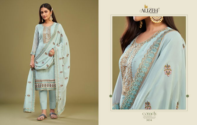 Almora Vol 9 By Alizeh Embroidery Designer Salwar Suit Wholesale Suppliers In Mumbai
